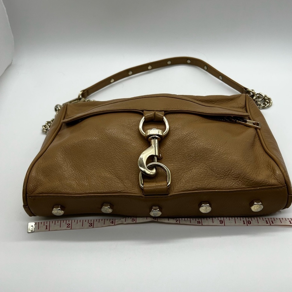 Rebecca Minkoff Tan Crossbody Bag with Sleek Design and Metal Strap - Picture 5 of 10